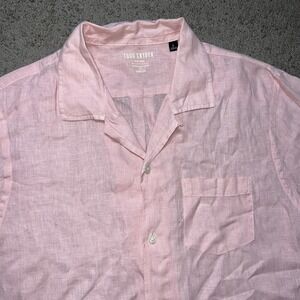 Todd Snyder Summerweight Cafe Shirt Size Large Pink